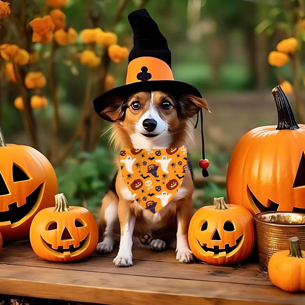 Christmas Dog Bandana Set – 2 Pack Red & Green Plaid Pet Scarf