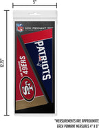 NFL Football Complete 4" x 9" Felt Mini Pennant League Set (Includes ALL Teams)