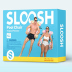 SLOOSH Inflatable Pool Floats Adult,2 Packs Floating Lounge Chairs,Blow up Pool Noodles for Adult Heavy Duty,Floating Chair for Party Summer Water Beach Lake Fun