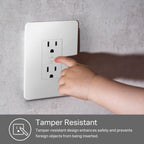Kasa Smart Plug KP200, In-Wall Smart Home Wi-Fi Outlet Works with Alexa, Google Home, No Hub Required, Remote Control, ETL Certified , White, 1 Pack