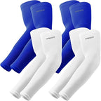 YQXCC Arm Sleeves, Cooling UV Sun Protection Sports Compression Sleeves for Men Women, Golf Basketball Arm Sleeves