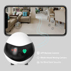 Enabot EBO SE Home Robot Camera: 1080P Mobile FamilyBot Pet Companion | Whole-Home Mobility, Two-Way Talk, Night Vision, Local Storage, Auto-Recharge, Long Distance Gift for Family/Pet