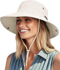 Sun Hats for Women Ponytail Wide Brim Summer Packable Cowboy Hat | 100% Nylon, Convertible Cowboy Style, Foldable & Packable, Adjustable Drawstring, Ideal for Hiking, Gardening, Beach Boating