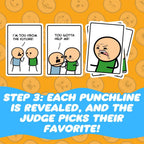 Joking Hazard Deck Pack for Fun Party Games by Cyanide & Happiness, 100 New Hilarious Comic Cards | Perfect for Game Night
