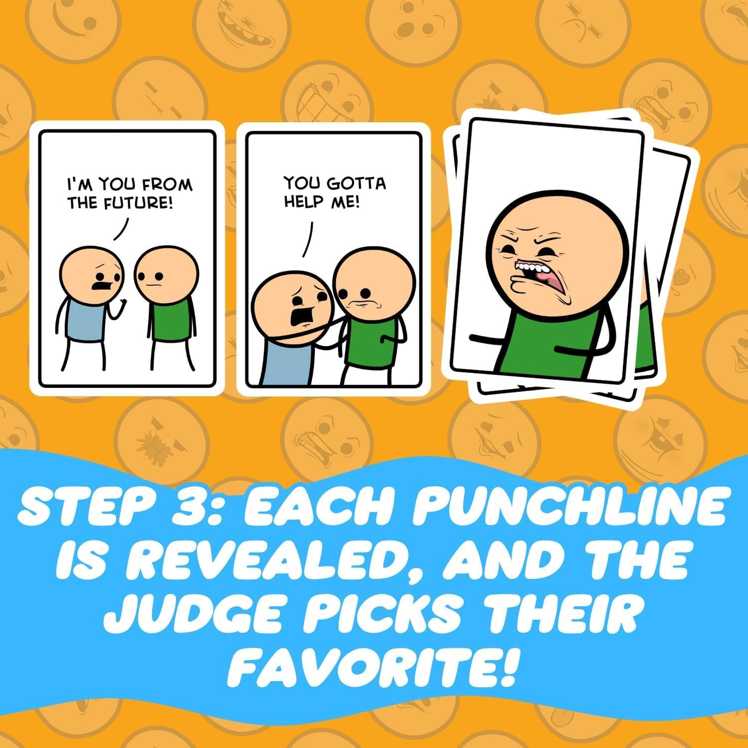 Joking Hazard Deck Pack for Fun Party Games by Cyanide & Happiness, 100 New Hilarious Comic Cards | Perfect for Game Night