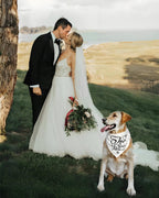 2PCS Christmas Dog Bandanas – Red and Green Plaid with Tassels