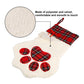 Christmas Pet Stockings – Cat Dog Paw Plaid Fireplace Hanging Decor