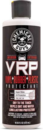 Chemical Guys VRP Vinyl, Rubber, and Plastic Dressing - Tire Dressing, Non-Greasy, Dry-to-the-Touch Shine for Tires, Trim, and More, Safe for Cars, Trucks, SUVs, RVs & More