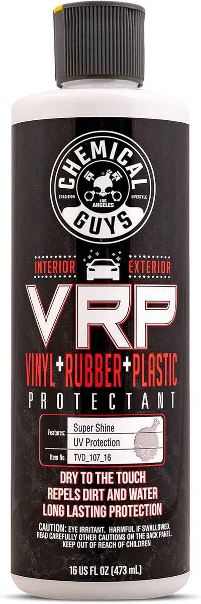 Chemical Guys VRP Vinyl, Rubber, and Plastic Dressing - Tire Dressing, Non-Greasy, Dry-to-the-Touch Shine for Tires, Trim, and More, Safe for Cars, Trucks, SUVs, RVs & More