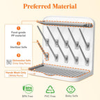 Lifewit Large Baby Bottle Drying Rack, Newborn Essentials Must Haves, Bottle Storage Organizer for Countertop, Cabinet, Rack Dryer Holder for Pacifiers, Pump Parts, Baby Stuff