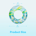 JOYIN 3 Pack Pool Floats, Pool Tube for Kids Swim Rings Inflatable Tubes, Floatie Ring Water Toys for Swimming, Summer Beach Party