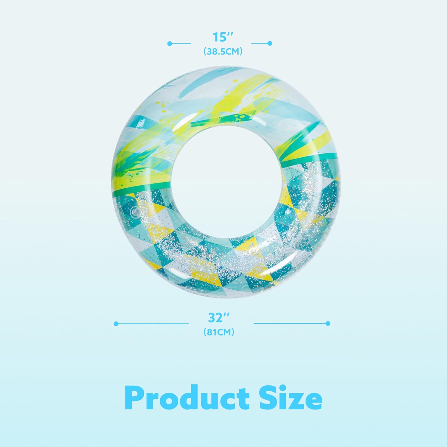 JOYIN 3 Pack Pool Floats, Pool Tube for Kids Swim Rings Inflatable Tubes, Floatie Ring Water Toys for Swimming, Summer Beach Party