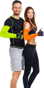 Bememo 12 Pairs Unisex UV Protection Arm Sleeves Sun Cover, 12 Solid Colors | Cooling Sun Sleeves for Men Women, Outdoor Driving Cycling, Lightweight Stretch Fabric, Mangas para Brazos