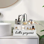 Hair Tool Organizer, Hair Dryer Holder with Drawer, Bathroom Countertop Organizer for Bathroom Accessories, Blow Dryer Organizer for Hair Styling Tools, Vanity Organizer for Bathroom, Vanity, Kitchen