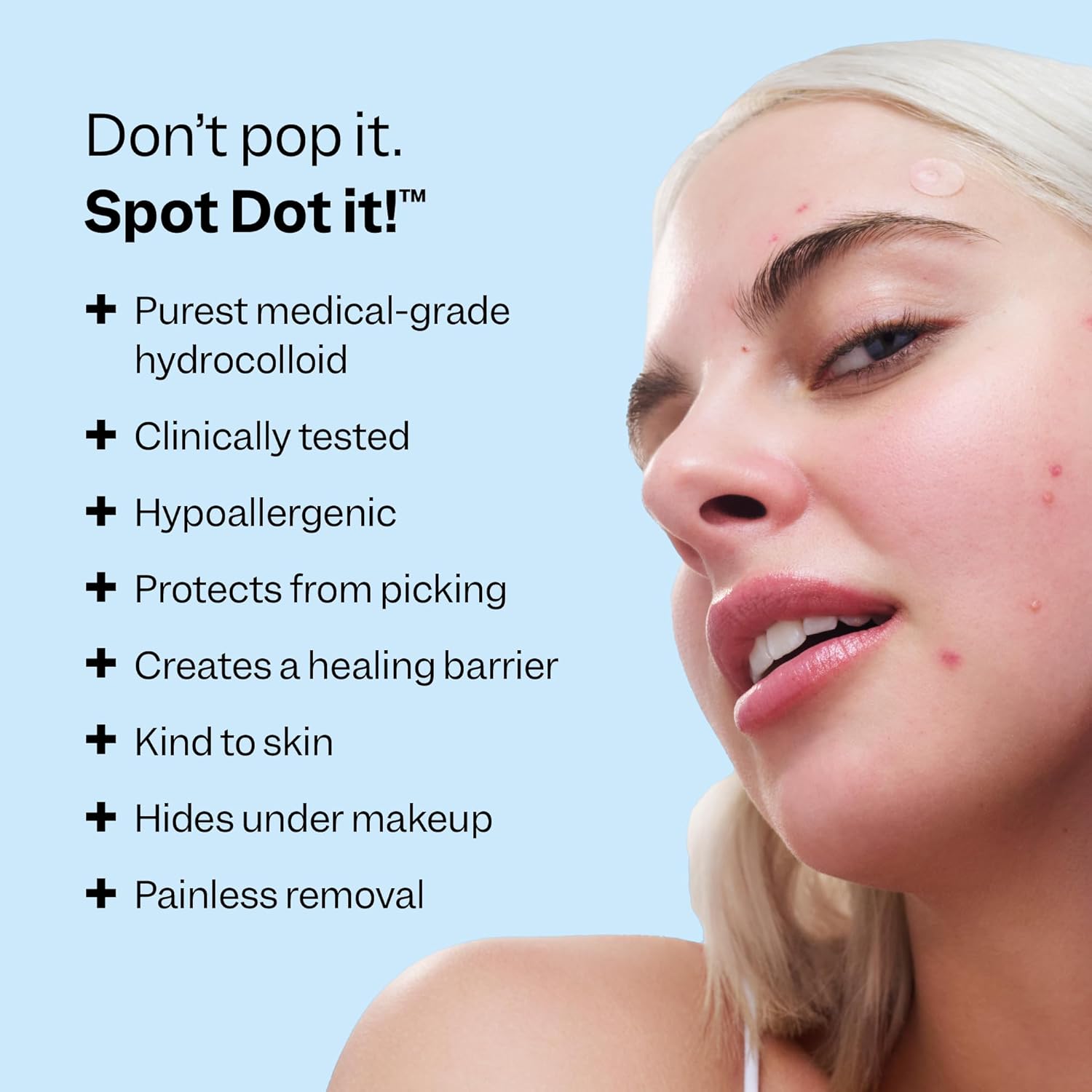 Peach Slices - Acne Spot Dots (60 ct) - Hydrocolloid Pimple Patches for Face - Absorb Gunk, Protect Picking & Support Healing - 3 Sizes (7, 10, & 12mm) - Vegan, Cruelty Free, Korean Skin Care & Beauty