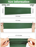 Bememo 12 Pairs Unisex UV Protection Arm Sleeves Sun Cover, 12 Solid Colors | Cooling Sun Sleeves for Men Women, Outdoor Driving Cycling, Lightweight Stretch Fabric, Mangas para Brazos