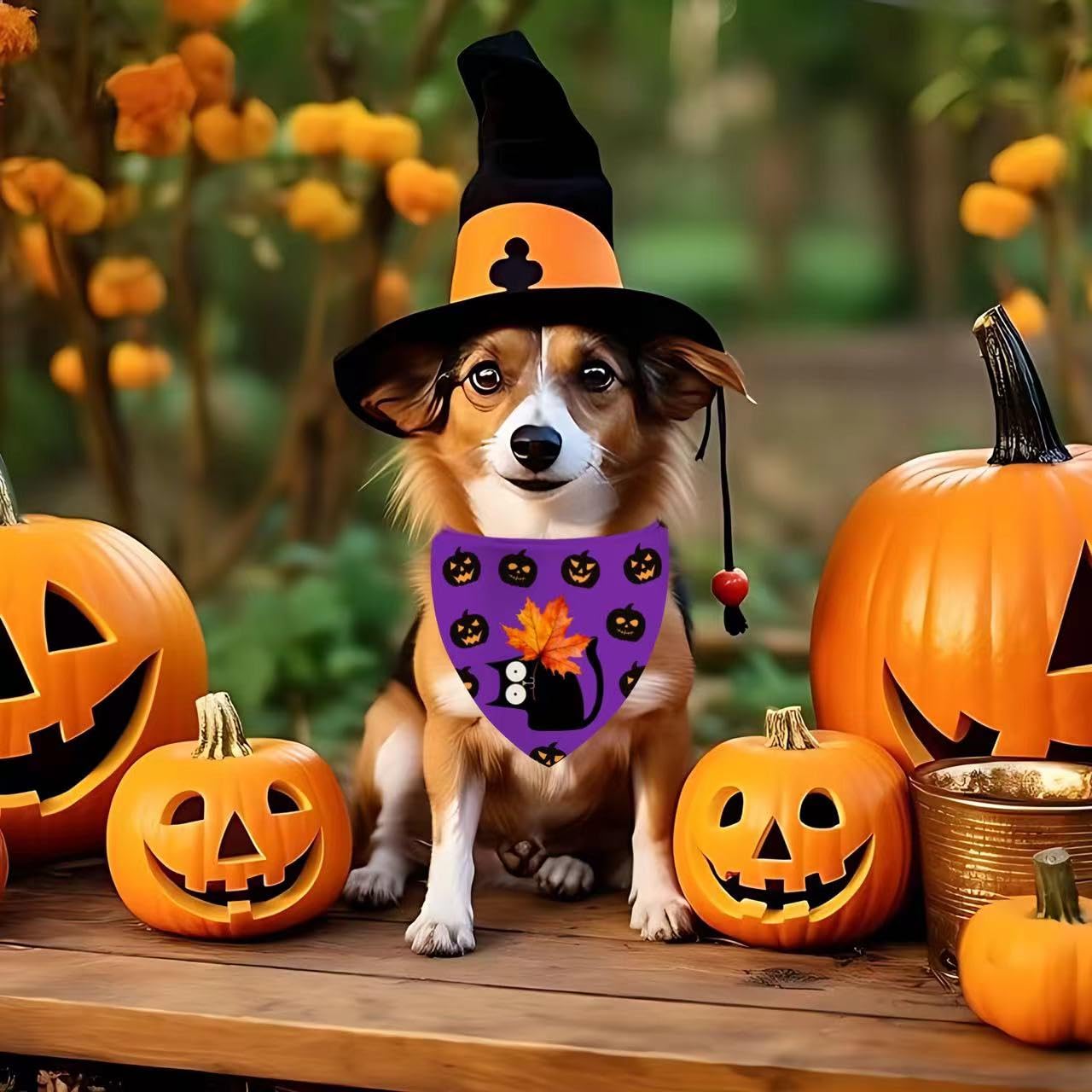 Christmas Dog Bandana Set – 2 Pack Red & Green Plaid Pet Scarf