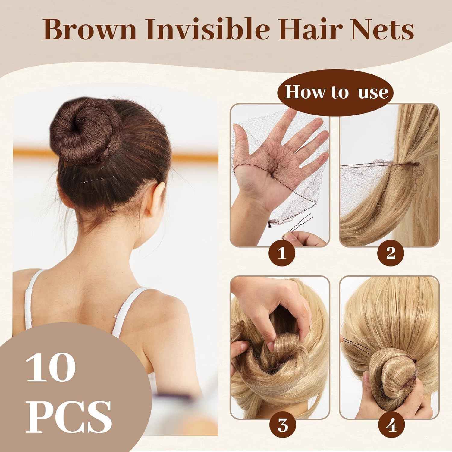 386Pcs Ballet Hair Styling Kit-Hair Wax Stick, 200 Elastic Ties, 50 Bobby Pins, 50 U-Pins, 10 Invisible Hair Bun Nets, 3 Combs&Brushes, 2 Loop Tools, Professional Dance Performance Kit w/Storage Box