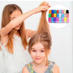 2200 Pcs Elastic Hair Ties, Mini Rubber Bands with Hair Tail Tools and Comb, Hair Accessories for Women, Girls, Toddlers, Babies