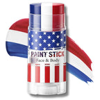 3 in 1 Colors Face Body Paint Sticks for Soccer,Football,Softball,Baseball,High Pigment & Waterproof Eye Black Stick Makeup