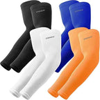 YQXCC Arm Sleeves, Cooling UV Sun Protection Sports Compression Sleeves for Men Women, Golf Basketball Arm Sleeves