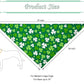 2PCS Christmas Dog Bandanas – Red and Green Plaid with Tassels
