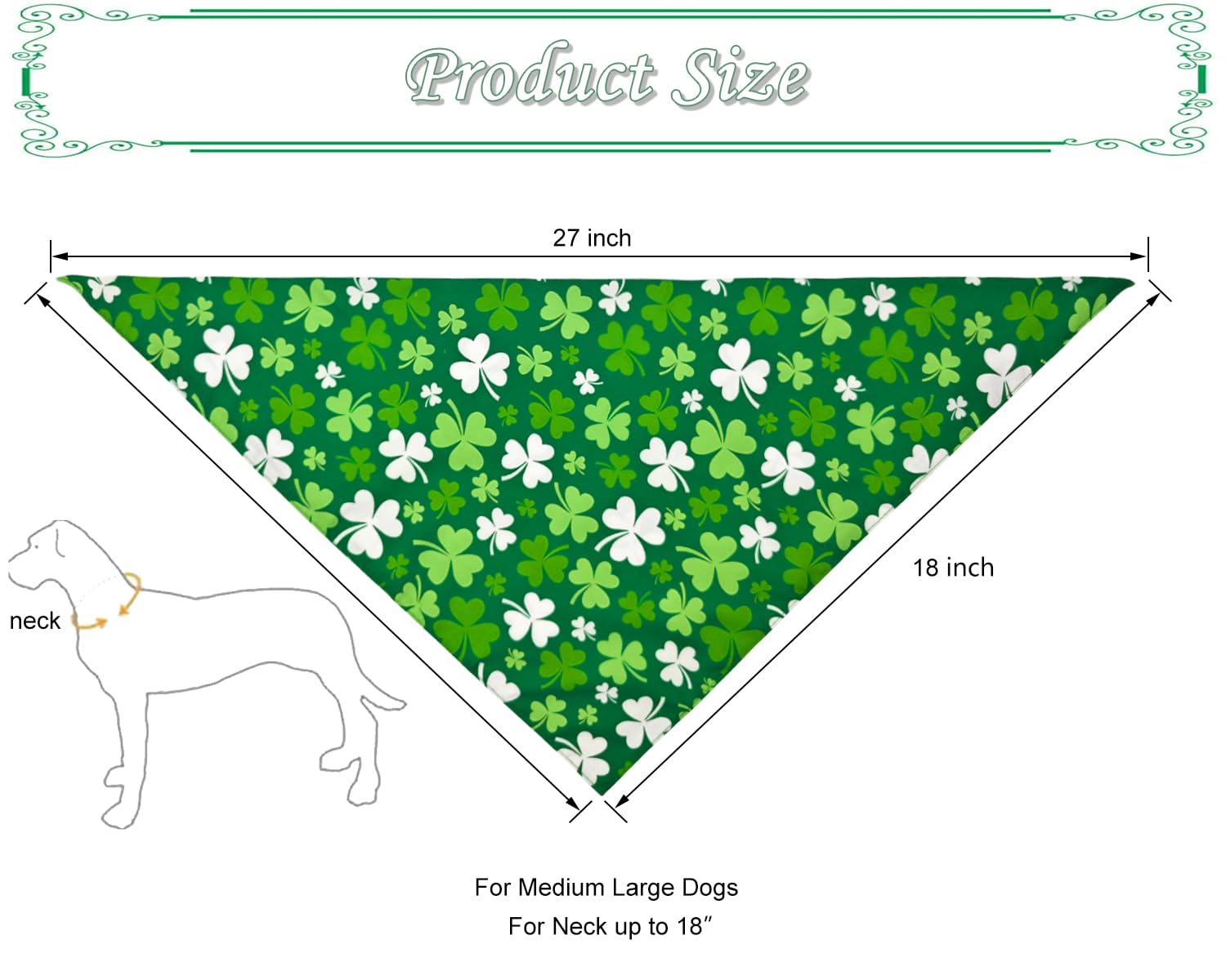 2PCS Christmas Dog Bandanas – Red and Green Plaid with Tassels