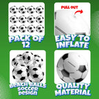 Inflatable Balls (Pack of 12) 16-inch, Beach Balls Bulk for Beach Toys & Birthday Party Decorations & Party Favors for Kids, Goodie Bags Stuffers