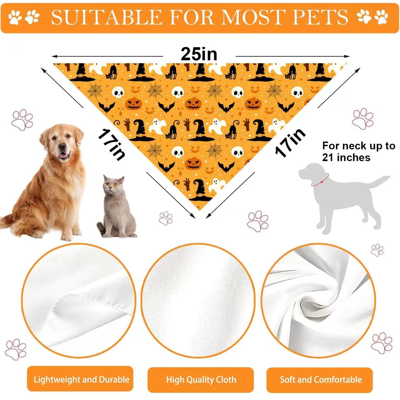 Christmas Dog Bandana Set – 2 Pack Red & Green Plaid Pet Scarf