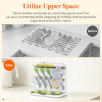 Lifewit Large Baby Bottle Drying Rack, Newborn Essentials Must Haves, Bottle Storage Organizer for Countertop, Cabinet, Rack Dryer Holder for Pacifiers, Pump Parts, Baby Stuff