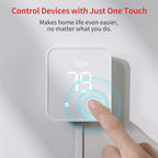 SwitchBot Hub 2 (2nd Gen), Work as a WiFi Thermometer Hygrometer, IR Remote Control, Smart Remote and Light Sensor, Link SwitchBot to Wi-Fi (Support 2.4GHz), Alexa, Google Home, Apple Home Compatible