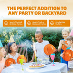 Inflatable Balls (Pack of 12) 16-inch, Beach Balls Bulk for Beach Toys & Birthday Party Decorations & Party Favors for Kids, Goodie Bags Stuffers