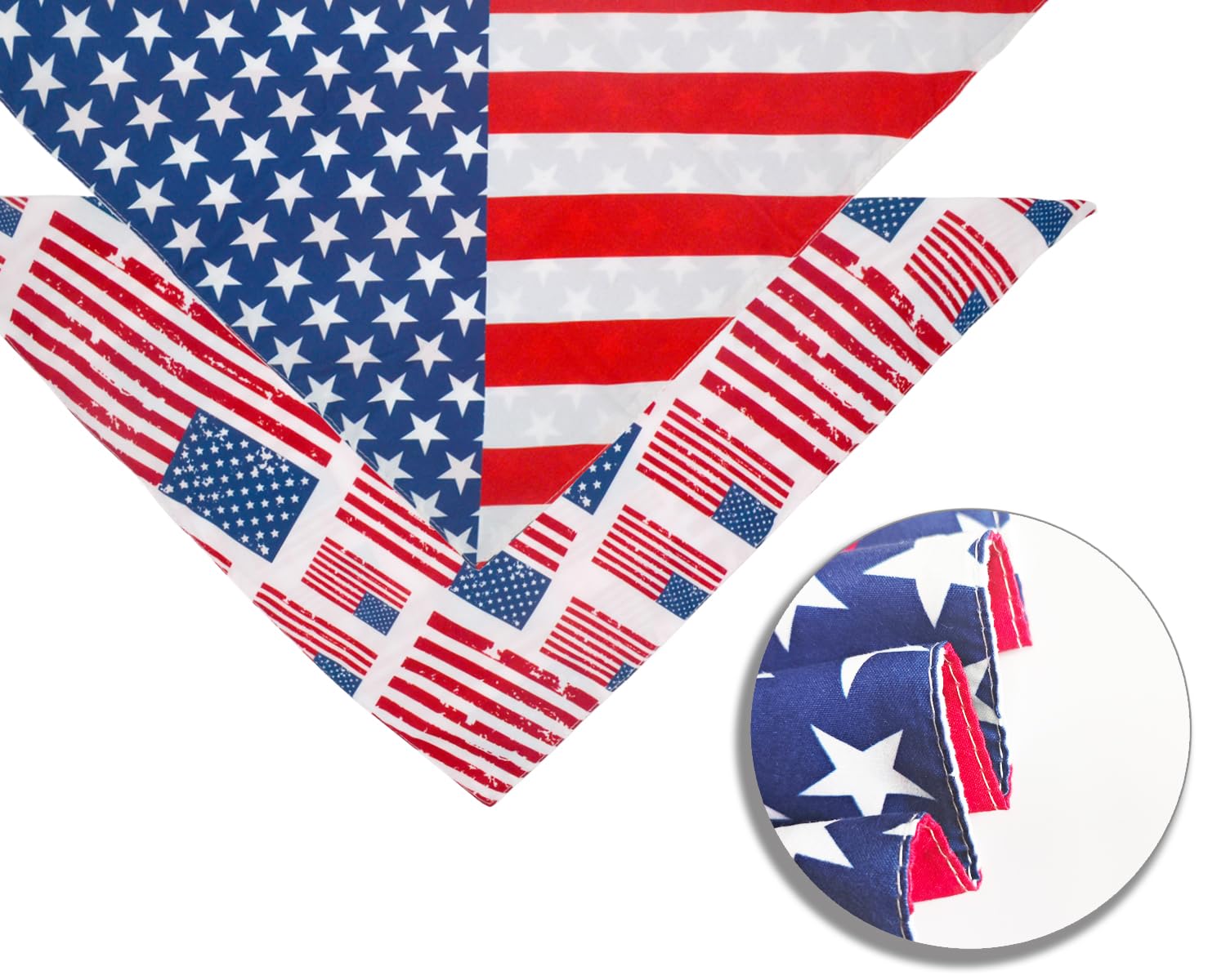 2PCS Christmas Dog Bandanas – Red and Green Plaid with Tassels