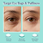 SpaLife Cooling Eye Pads | Spa Gifts & Korean Dark Circles & Puffy Eyes Treatment | Nourishing Eye Pads | Eye Mask for Puffy Eyes Daily Depuffing Eye Patches | 4 Packs of 12
