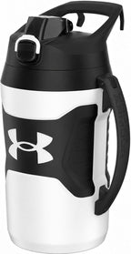 Insulated Water Bottle with Handle & Fence Hook, Half Gallon Sports Water Jug, Leak-Resistant & BPA-Free for Baseball, Football & Gym