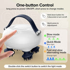Scalp Massager, Head Massager Scalp with Tangle-Resistant Design, Portable Head Massager, Hair Massagers with 12 Massage Heads, 3 Modes, Mothers Day Gifts, Father Day Gifts for Mom, Dad