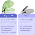 Playhouse MD Interactive Baby Nail Clipper for Newborn, Infant & Toddler - Ergonomic Nail Trimmer with Safety Latch, 20+ Optional Sounds, Bonus Nail File, Baby Nail Care Kit