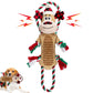 Motsamla Christmas Dog Toy – Plush Squeaky Reindeer with Crinkle Paper