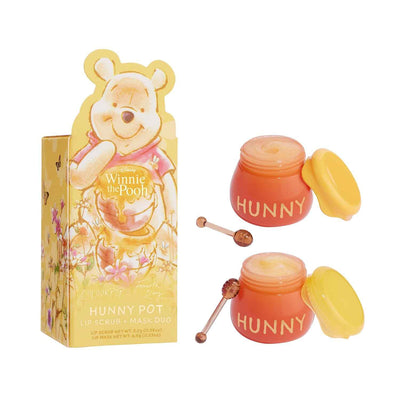 ColourPop x Winnie the Pooh Lip Scrub & Mask Set - Vegan & Cruelty-Free Lip Care Duo - Exfoliates, Moisturizes & Softens - Enriched with a Honey Flavor - Hunny Pot