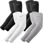 YQXCC Arm Sleeves, Cooling UV Sun Protection Sports Compression Sleeves for Men Women, Golf Basketball Arm Sleeves