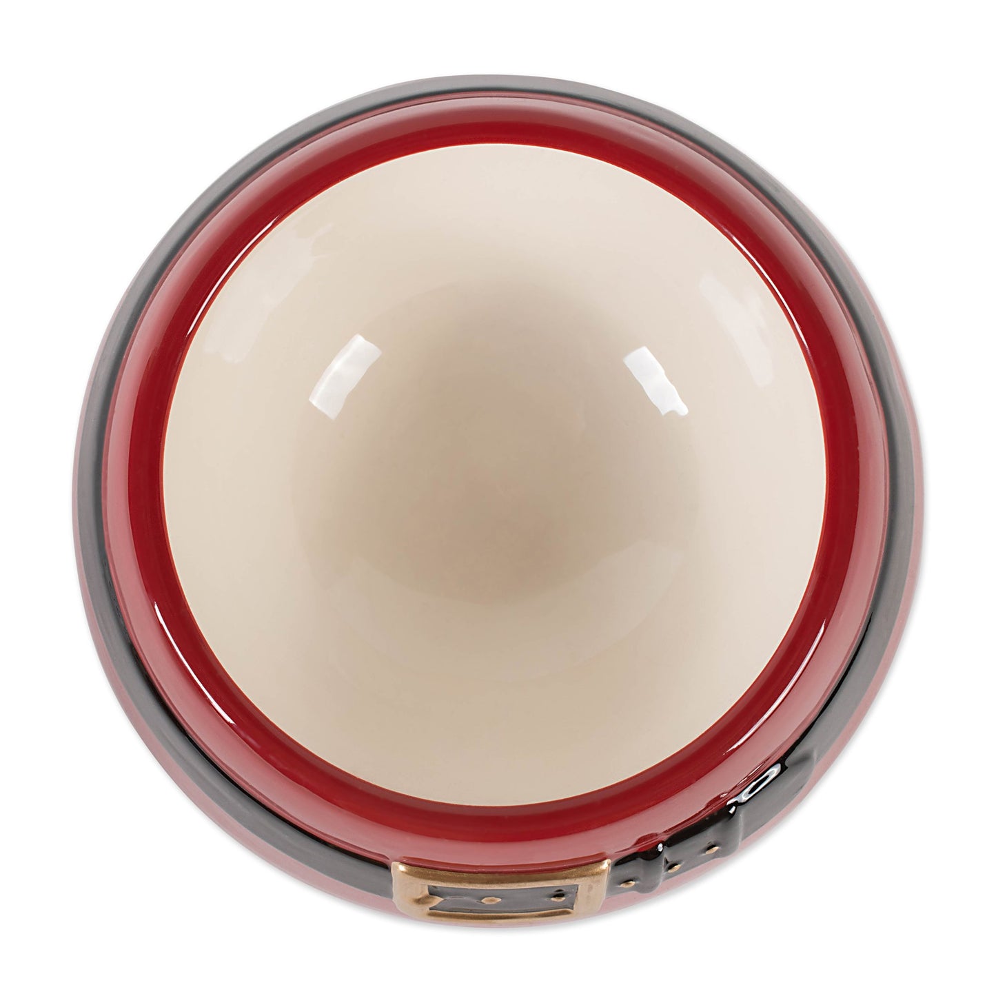 Pet Christmas Ceramic Bowl – Santa Red Food & Water Dish for Cats & Dogs