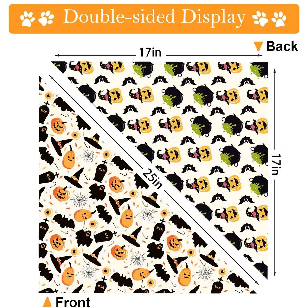 Christmas Dog Bandana Set – 2 Pack Red & Green Plaid Pet Scarf