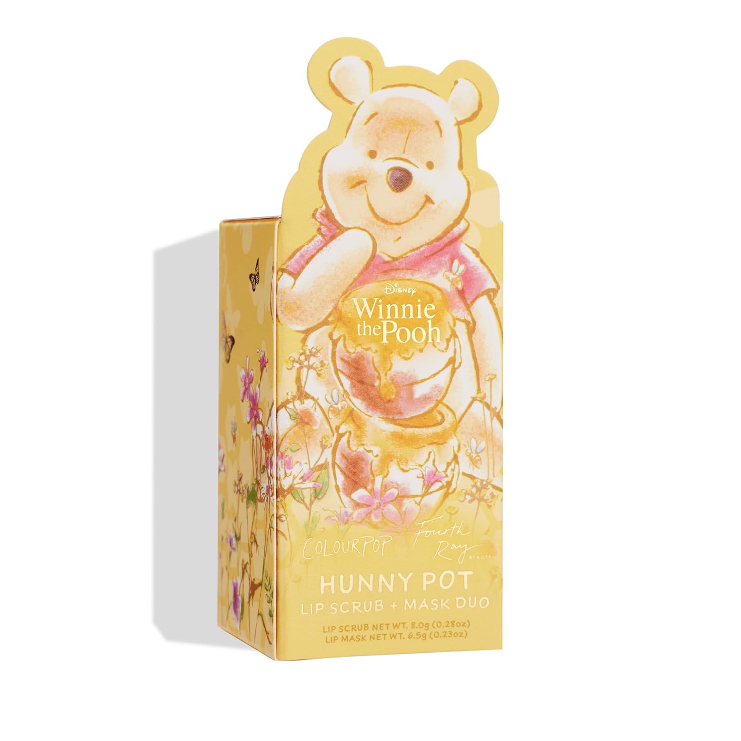 ColourPop x Winnie the Pooh Lip Scrub & Mask Set - Vegan & Cruelty-Free Lip Care Duo - Exfoliates, Moisturizes & Softens - Enriched with a Honey Flavor - Hunny Pot