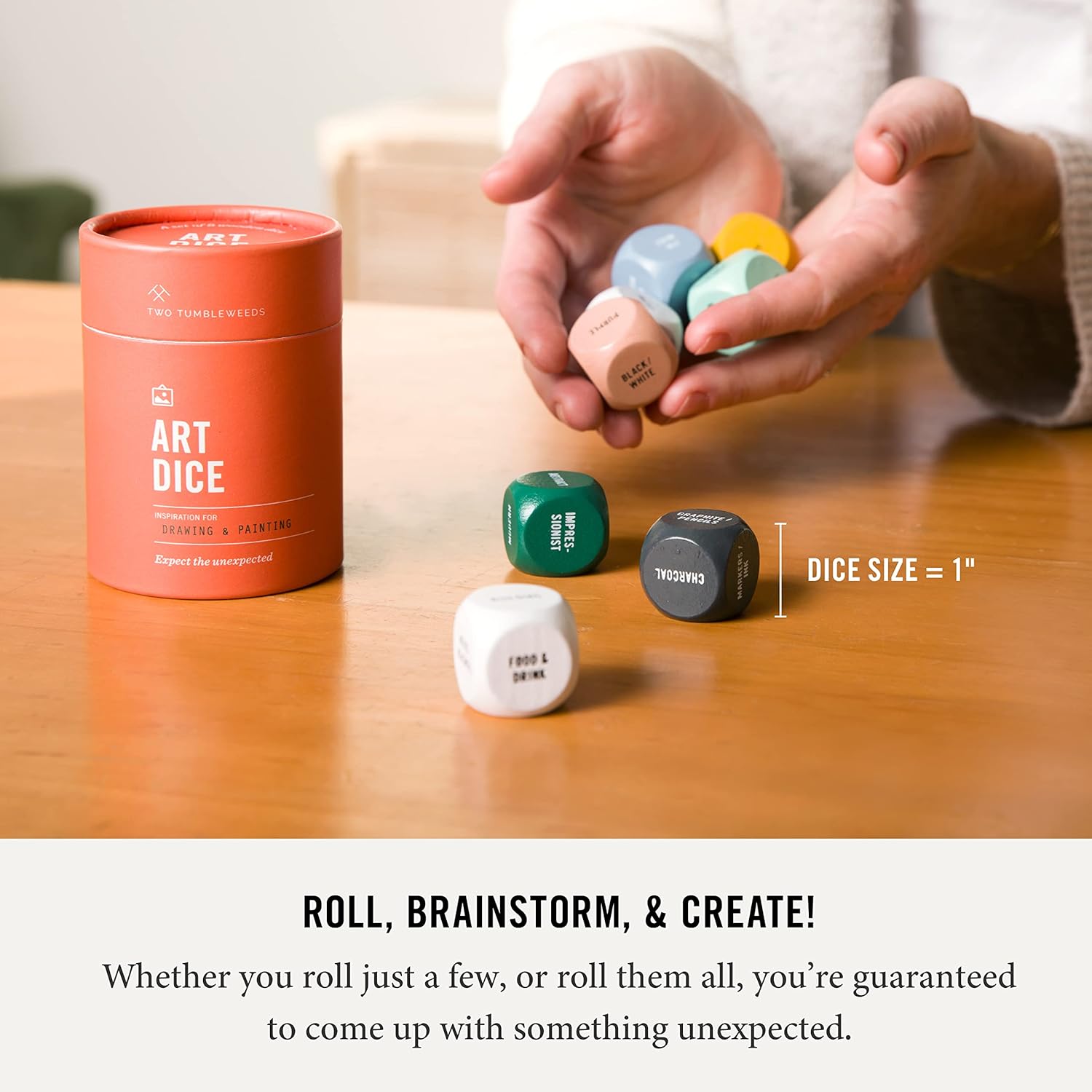 Creative Inspiration Dice Set for Drawing, Painting & Writing