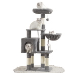 Heybly Small Cat Tree with Hammock – Compact Cat Tower & Furniture for Indoor Cats