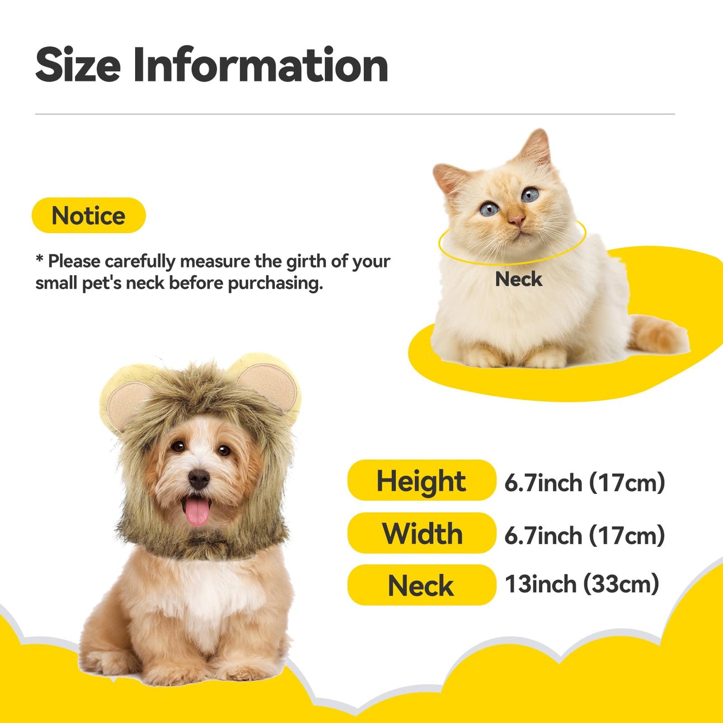 Cat Christmas Costume – Santa Hat & Cloak for Cats and Dogs
