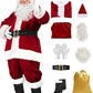 Santa Claus Costume for Men Women Adult - 9pc. Deluxe Costume Santa Suit Outfit