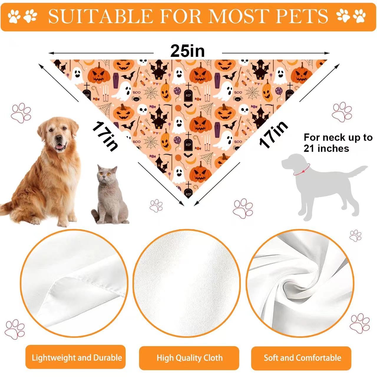 Christmas Dog Bandana Set – 2 Pack Red & Green Plaid Pet Scarf