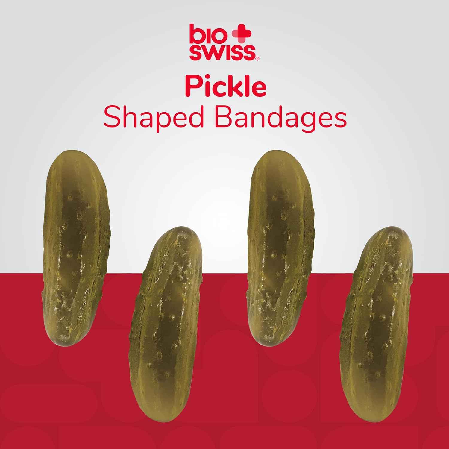 BioSwiss Bandages, Pickle Shaped Self Adhesive Bandage Set, Latex Free, Sterile Wound Care
