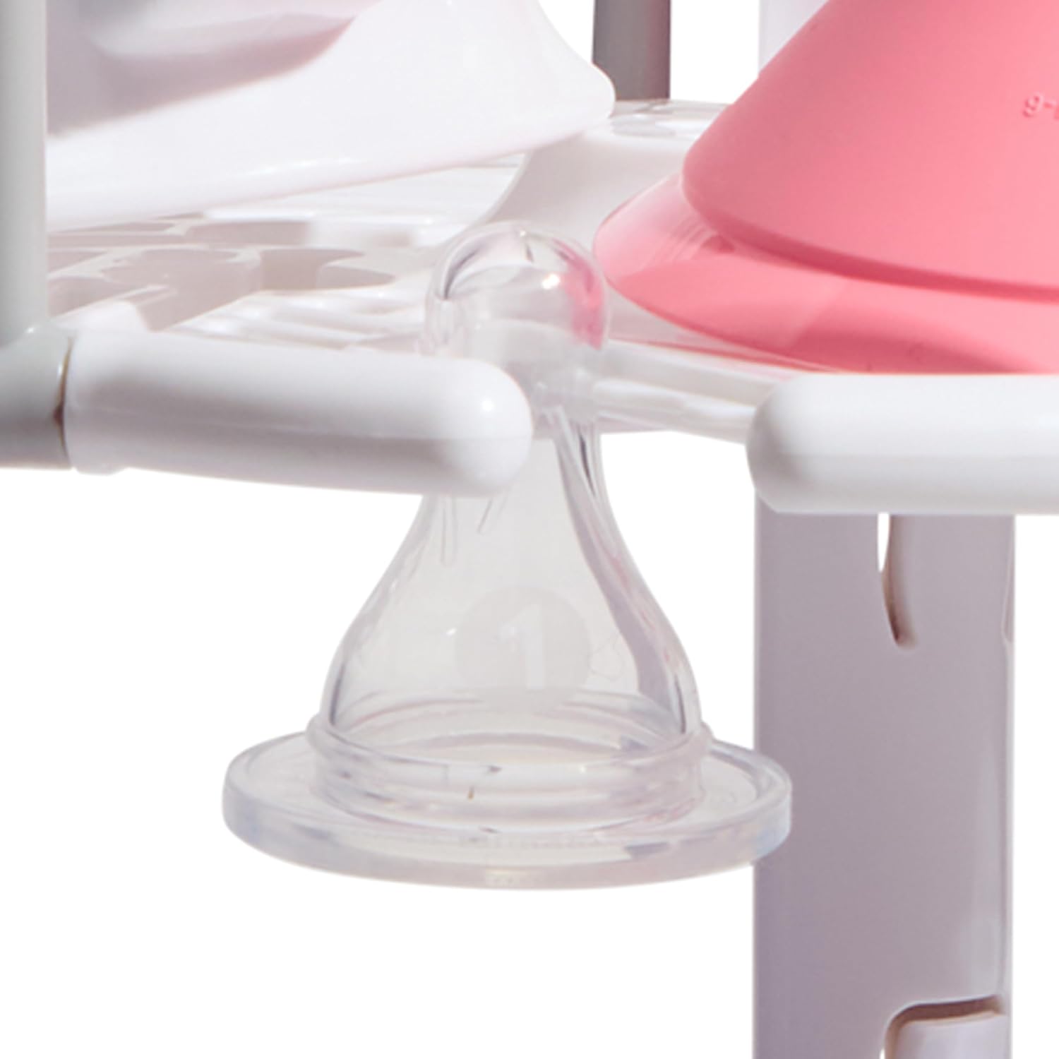High Capacity Drying Rack for Baby Bottles and Accessories, White